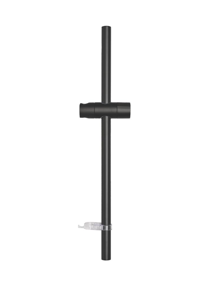 Triton Kian Shower Riser Rail Kit Black 530mm Screwfix