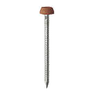 Timco Polymer-Headed Pins Clay Brown 6.4 x 30mm 0.22kg Pack