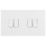British General 900 Series 20A 16AX 4-Gang 2-Way Light Switch  White