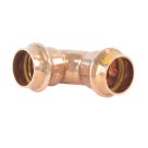 Conex Banninger B Press Gas  Copper Press-Fit Equal 90° Bends 22mm 10 Pack