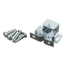 Essentials Roller Cabinet Latches Silver 27.5mm x 32mm 10 Pack