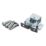 Essentials Roller Cabinet Latches Silver 27.5mm x 32mm 10 Pack