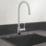 Piasa   Pull-Out Spray Mixer Kitchen Tap Chrome & Grey