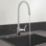 Piasa   Pull-Out Spray Mixer Kitchen Tap Chrome & Grey