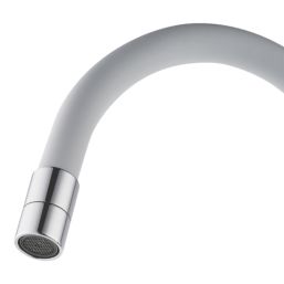 Piasa   Pull-Out Spray Mixer Kitchen Tap Chrome & Grey