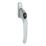 Smith & Locke Left & Right-Handed  Espagnolette Window Handle Satin Chrome