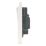 MK Logic Plus 13A 2-Gang DP Switched Plug Socket White