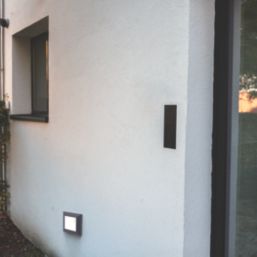 Lutec Helena Outdoor LED Brick Light Wall-Mounted Dark Grey 4.1W 285lm