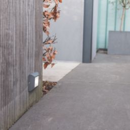 Lutec Helena Outdoor LED Brick Light Wall-Mounted Dark Grey 4.1W 285lm