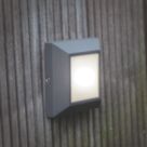 Lutec Helena Outdoor LED Brick Light Wall-Mounted Dark Grey 4.1W 285lm