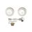 Carlisle Brass  Standard WC Thumbturn Set Polished Chrome / Satin Nickel 50mm