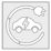 Essentials Electric Vehicle Parking Symbol Floor Stencil