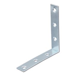Essentials Corner Brackets Silver 120mm x 120mm x 16mm 10 Pack