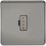 Knightsbridge  13A Unswitched Fused Spur  Black Nickel