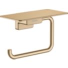 Hansgrohe AddStoris Toilet Roll Holder with Shelf Brushed Bronze