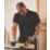 Site Barnat Polo Shirt Black Large 58" Chest
