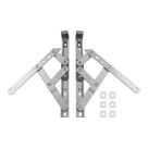 Smith & Locke  Friction Stay Window Hinges Top-Hung 200mm 2 Pack