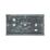 Appleby  2-Gang Galvanised Steel  Back Box 47mm