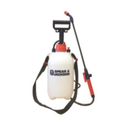 Spear & Jackson  White Pump Action Pressure Sprayer 5Ltr
