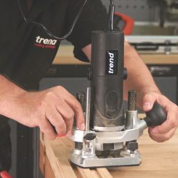 Trend T4EK 850W 1/4"  Electric Plunge Router 240V