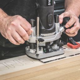 Trend T4EK 850W 1/4"  Electric Plunge Router 240V