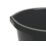 Red Gorilla  Polyethylene Bucket Black 15Ltr