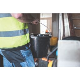 Red Gorilla  Polyethylene Bucket Black 15Ltr