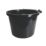 Red Gorilla  Polyethylene Bucket Black 15Ltr