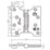 Eclipse  Matt Black Grade 7 Fire Rated Parliament Hinges 102mm x 102mm 2 Pack