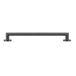 Croydex  Straight Household Grab Bar Black 600mm