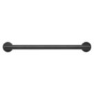 Croydex  Straight Household Grab Bar Black 600mm