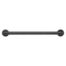 Croydex  Straight Household Grab Bar Black 600mm