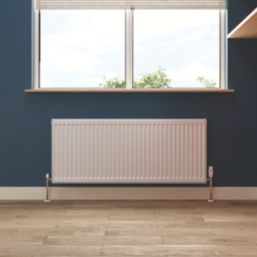 Flomasta 500mm x 1200mm 6026BTU White Type 22 Convector Radiator