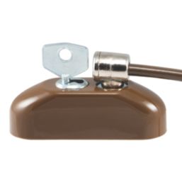Smith & Locke  Window Restrictor Brown 99mm