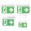 Lexco  Maintained or Non-Maintained Emergency LED Exit Light with Up, Down, Left & Right Arrow 2.2W 20lm
