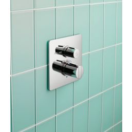 Ideal Standard Concept Easybox Concealed Dual Outlet Thermostatic Chrome Bath & Shower Mixer Valve With Diverter