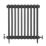 Arroll UK-10 15mm x 1/2" Black Nickel Angled & L/S Traditional Manual Radiator Valve & Lockshield