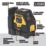 DEWALT DCLE14201RB-XJ Red Self-Levelling Cross-Line USB Laser