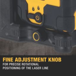 DEWALT DCLE14201RB-XJ Red Self-Levelling Cross-Line USB Laser