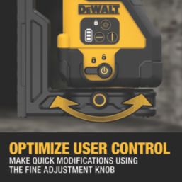 DEWALT DCLE14201RB-XJ Red Self-Levelling Cross-Line USB Laser