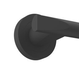 Cooke & Lewis Wembrit Lever on Rose Door Handles Pair Matt Black