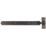 GateMate Black Straight Adjustable Bands & Hooks 165mm x 24" x 600mm 2 Pack