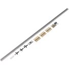 Henderson Bifold B10/2 2-Door Folding Track System Silver 1067mm