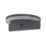 Lutec Vyzor Outdoor LED Solar Wall Light  With PIR Sensor Dark Grey 1000lm