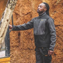 DEWALT Winslow Fleece Grey/Black X Large 49" Chest