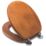 Croydex Davos  Toilet Seat Pine Antique