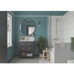 Dulux Easycare 2.5Ltr Teal Voyage Soft Sheen Emulsion Bathroom Paint
