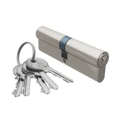 Smith & Locke  6-Pin Double Cylinder Lock 45-50 (95mm) Satin Nickel