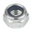 Easyfix BZP Steel Nylon Lock Nuts M6 100 Pack