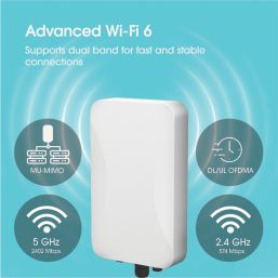 Labgear  AX1800 Dual-Band Wi-Fi 6 Outdoor Access Point